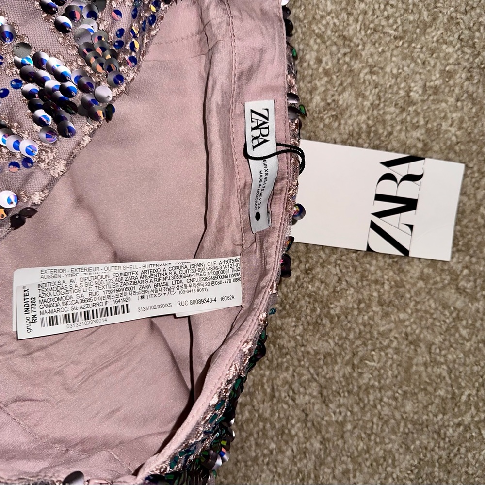 ZARA Bloggers Fav Sequin Skirt - Picture 12 of 16